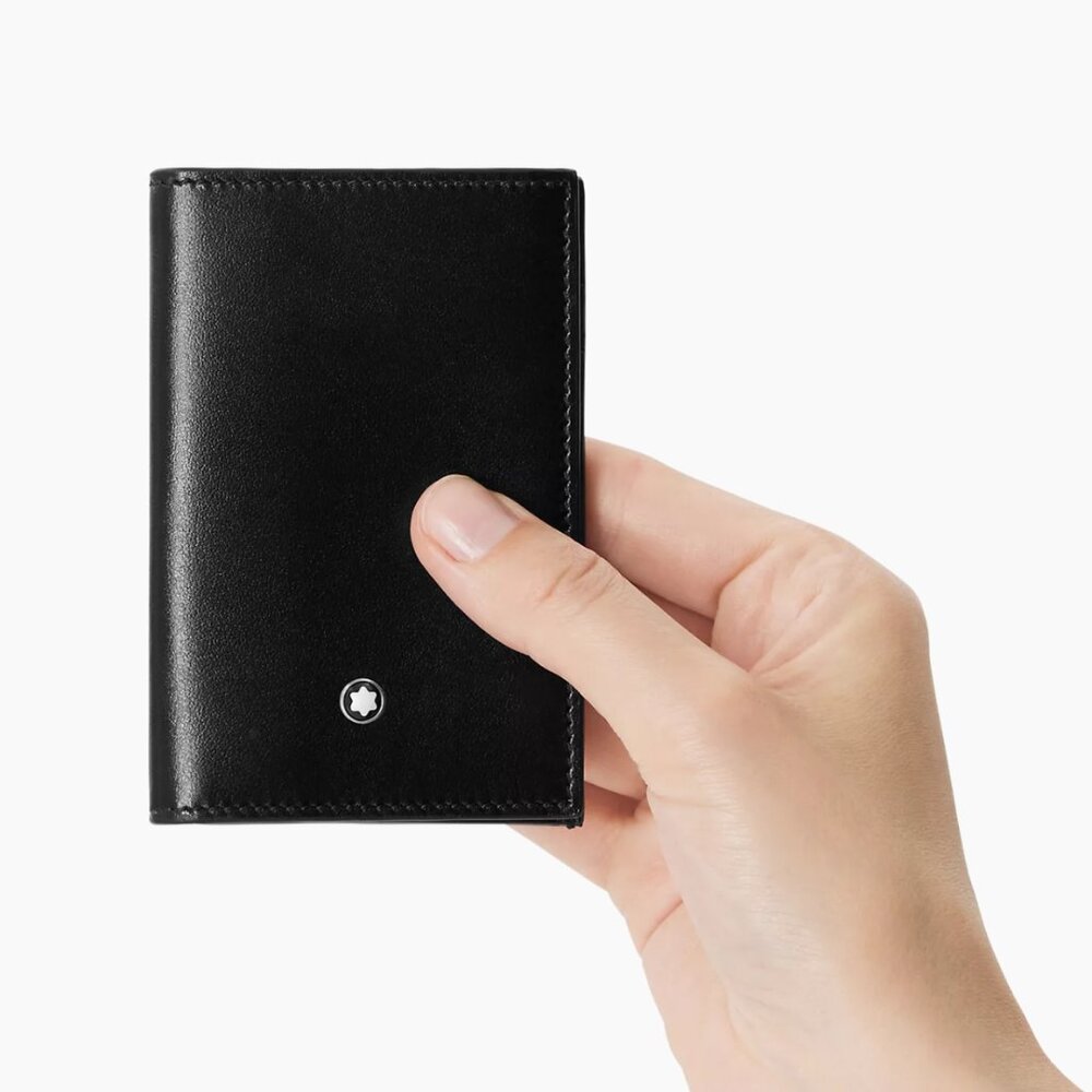 Montblanc Meisterstuck Leather Card Holder, Black